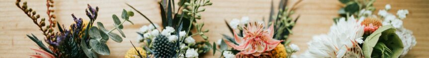 Autumnal Buttonhole flowers