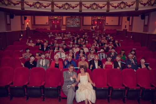 The Bride & Groom had the best seats in the house!